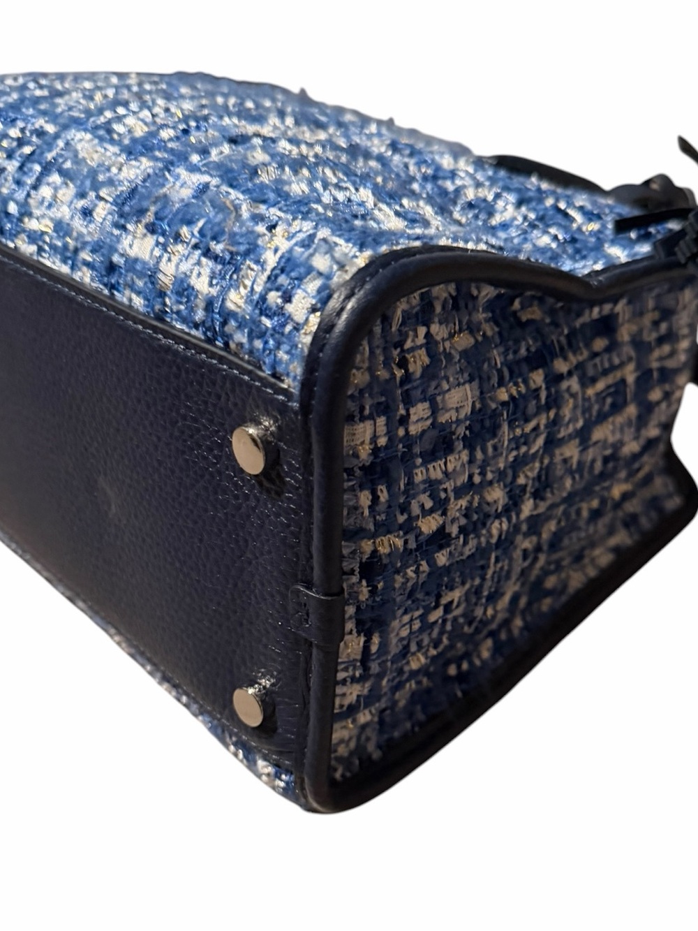 Kate Spade Rowe Tweed Small Top Zip Satchel NWOT - Picture 5 of 8